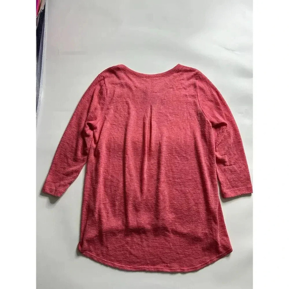 Soft Surroundings Sweater Womens Large 3/4 Sleeve High Low Lightweight Pullover - Picture 7 of 7